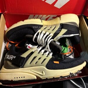 10 Ten Off-White Nike prestos - Black